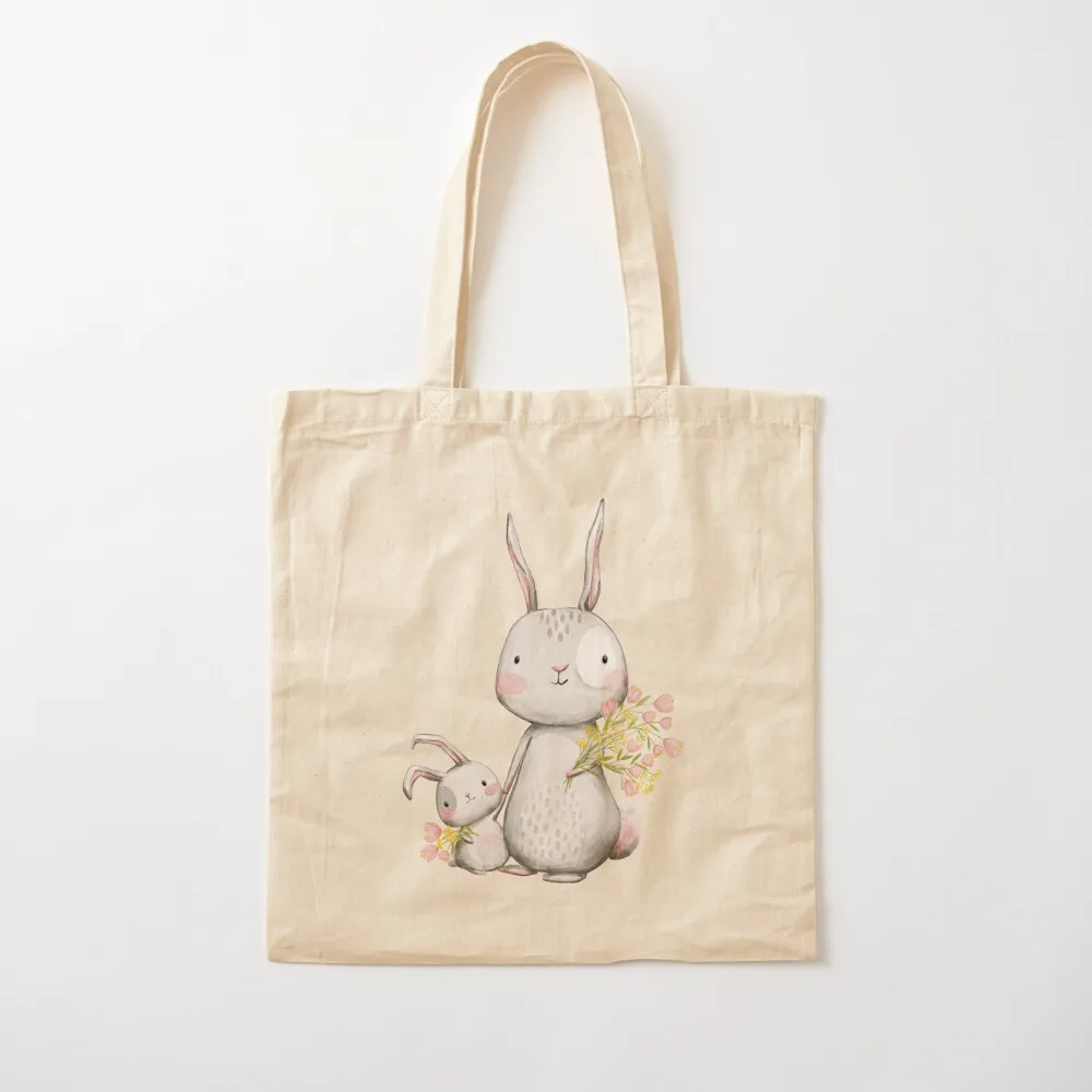 ترحيب الربيع لطيف الأرانب المائية حمل حقيبة حقيبة قماش للنساء حقيبة يد حقائب نسائية حقيبة قماش