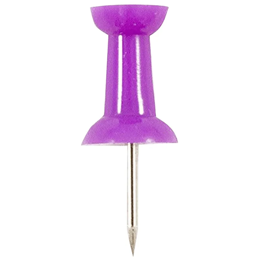 Light Purple Push Pins for Office and Home Use 100 Pack Ideal for Bulletin Boards and Project Planning Durable and Easy to Use
