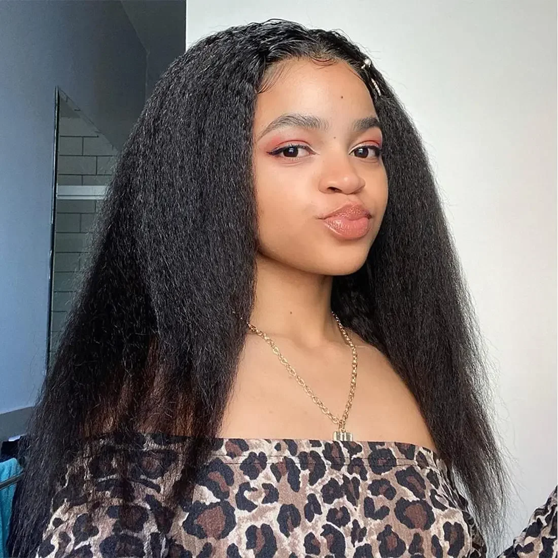 ياكي مستقيم كليب في الشعر التمديد الشعر البشري غريب مستقيم البرازيلي ريمي الشعر الطبيعي كليب في الشعر البشري التمديد #2