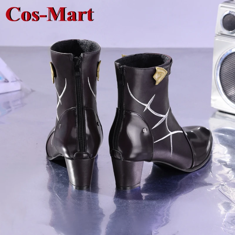 Cos-Mart Game Honkai: Star Rail 7 de marzo/Stelle/Kafka/Seele zapatos Cosplay botas universales de tacón alto juego de rol accesorios usados