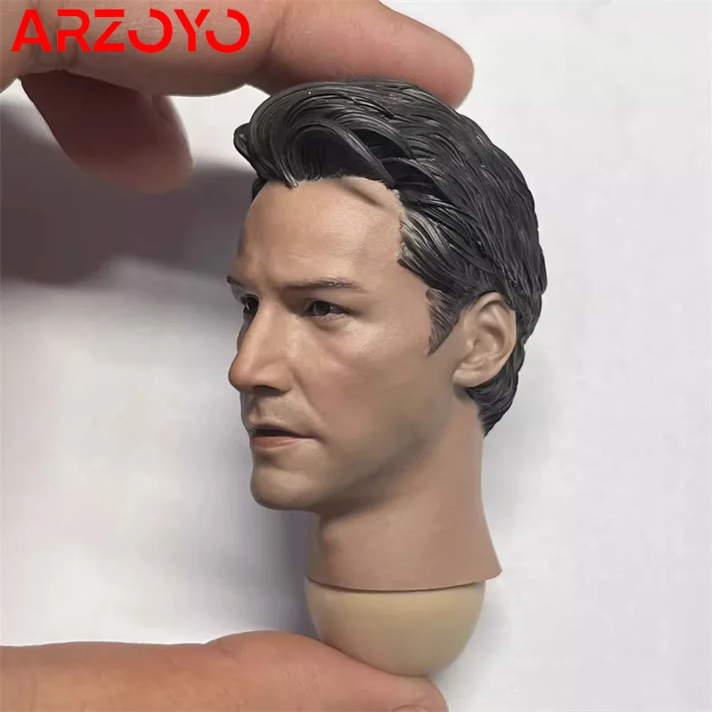 Keanu Reeves Head Sculpt Carimplanted Model, Fit for 12, Male Soldier Action Figure, Body Dolls, En stock, Échelle 1/6