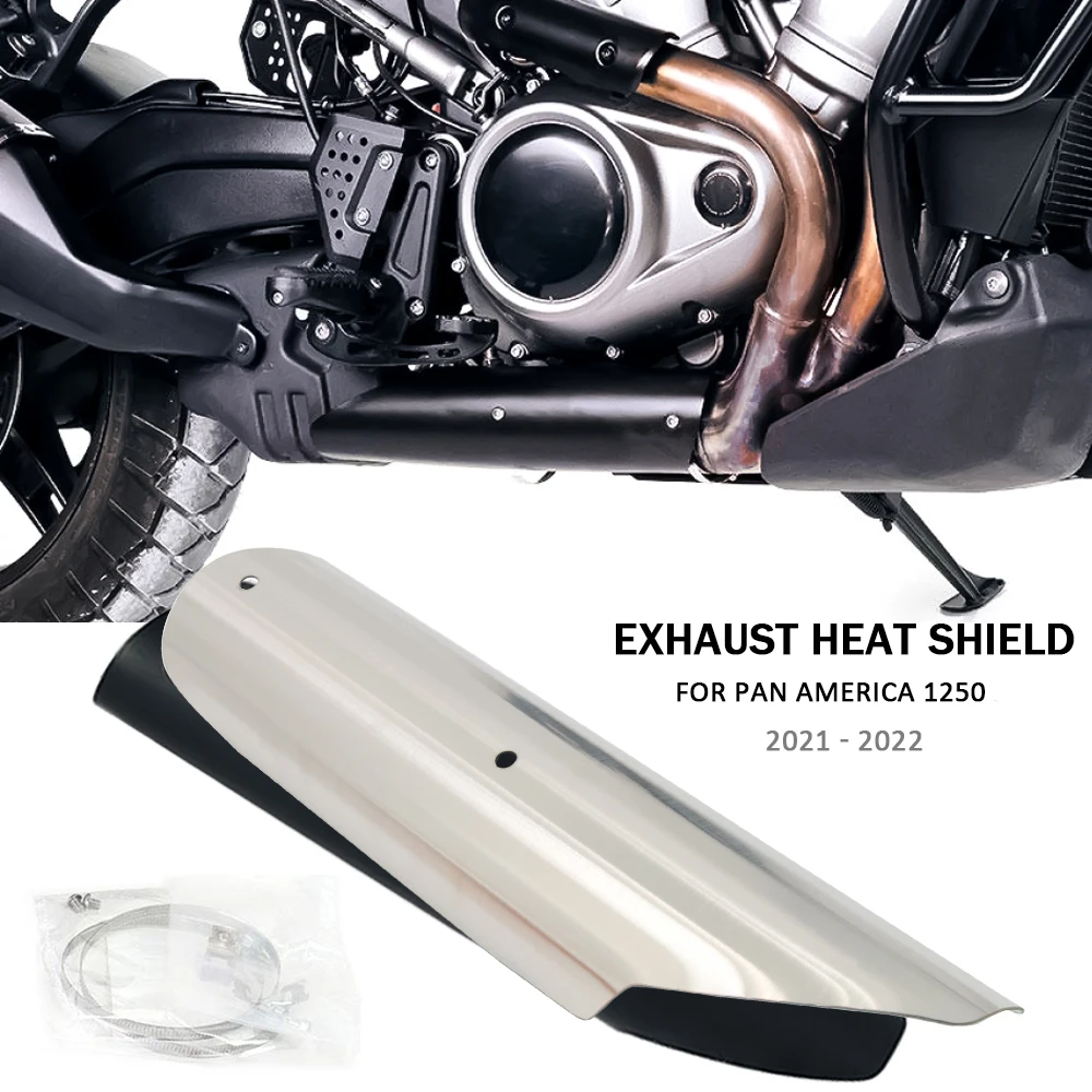 NEW Motorcycle Exhaust Heat Shield Fit For HARLEY PAN AMERICA 1250 PA1250 PANAMERICA1250 2021 2022 Muffler Heat Shield