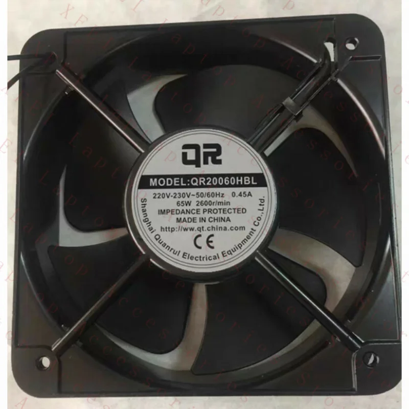 D  1pcs  FOR QR QR20060HBL 220V-230V 0.45A 65W 20cm 22060 electric box cooling fan