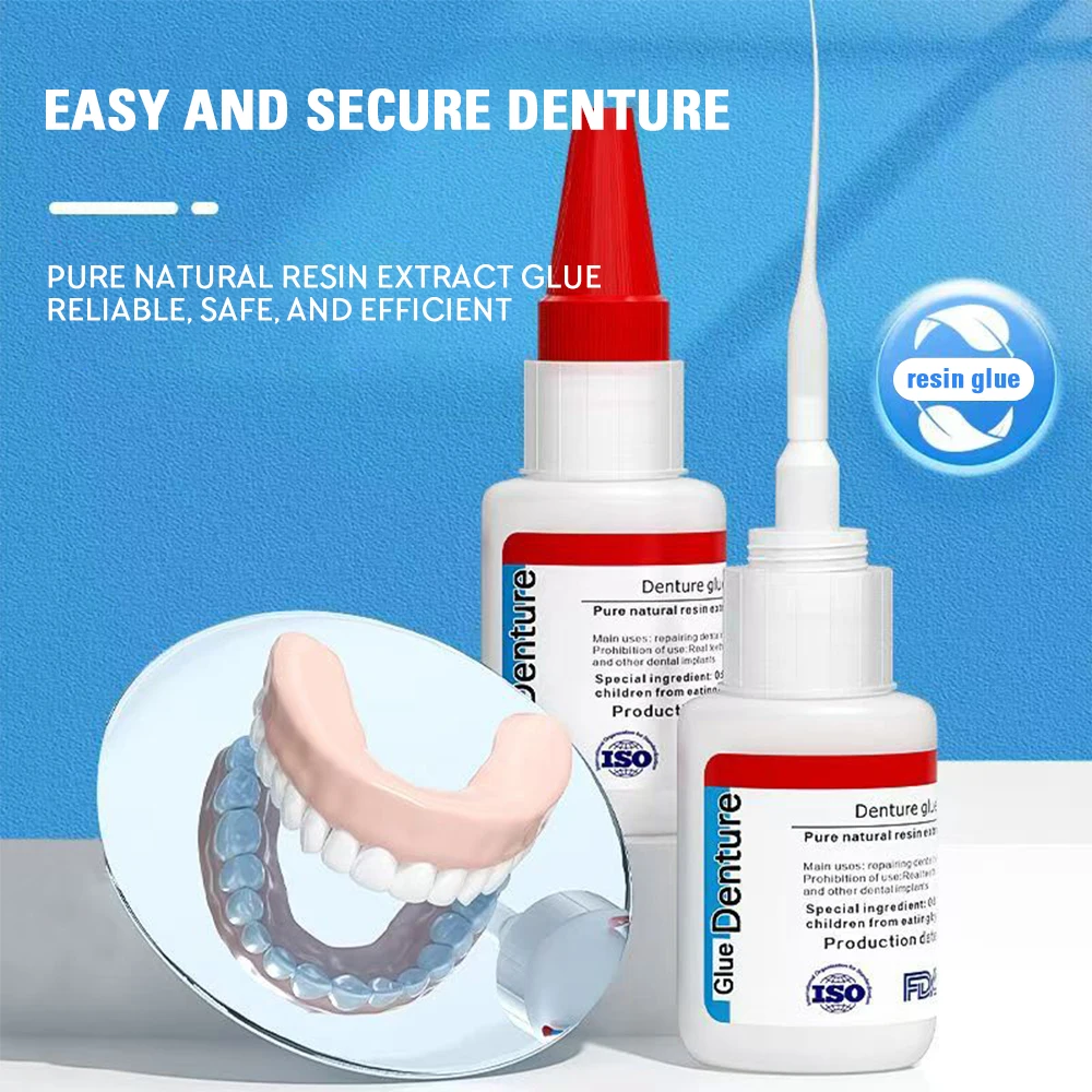 

Клей для ремонта зубных протезов и ретейнеров, 20 мл, быстросохнущий стоматологический адгезив для невидимых брекетов и ретейнеров Холли, временный фиксирующий аксессуар