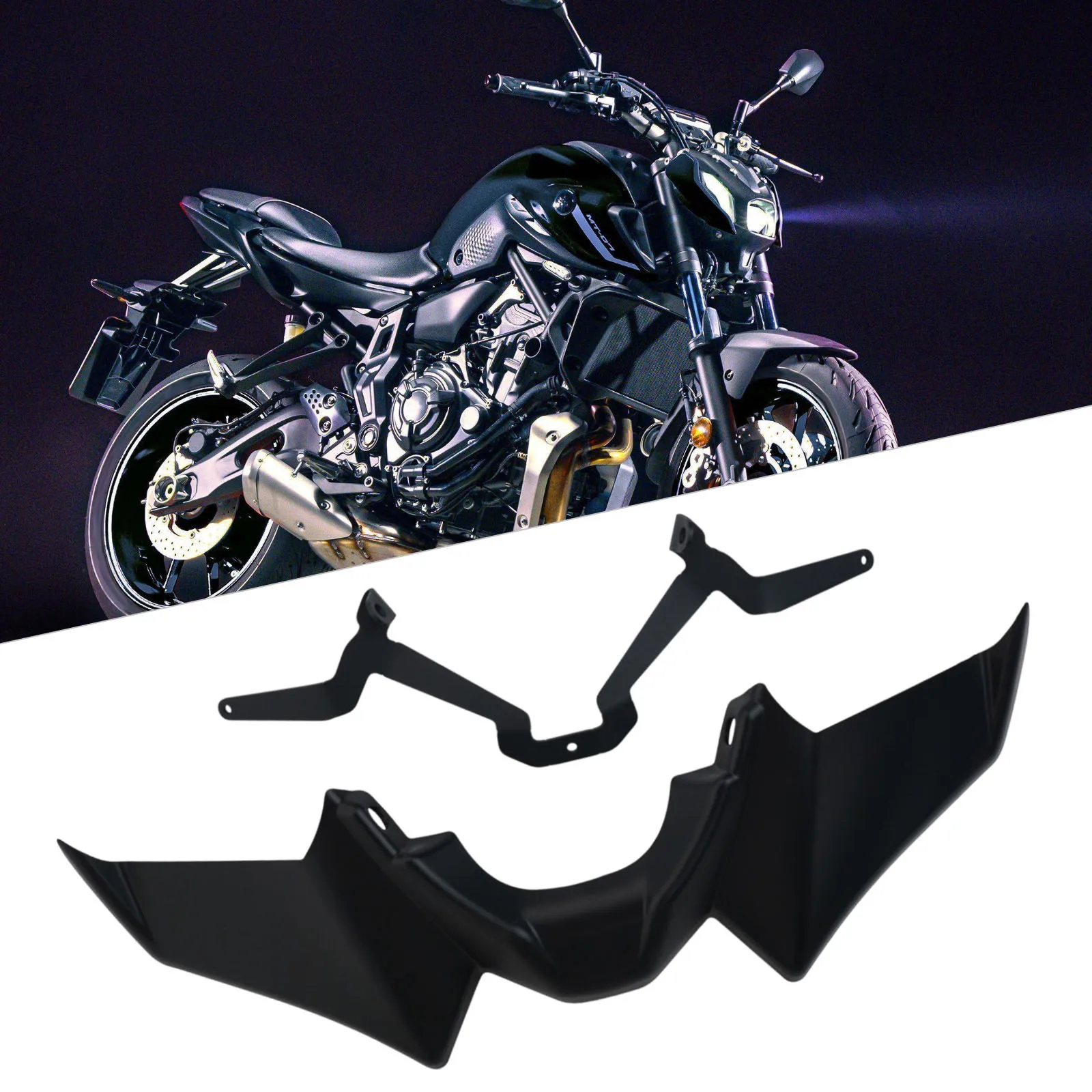 

MT-07 SP спойлеры, аэродинамический дефлектор крыла, улучшенная аэродинамическая настройка мотоцикла для MT-07 2021-2023