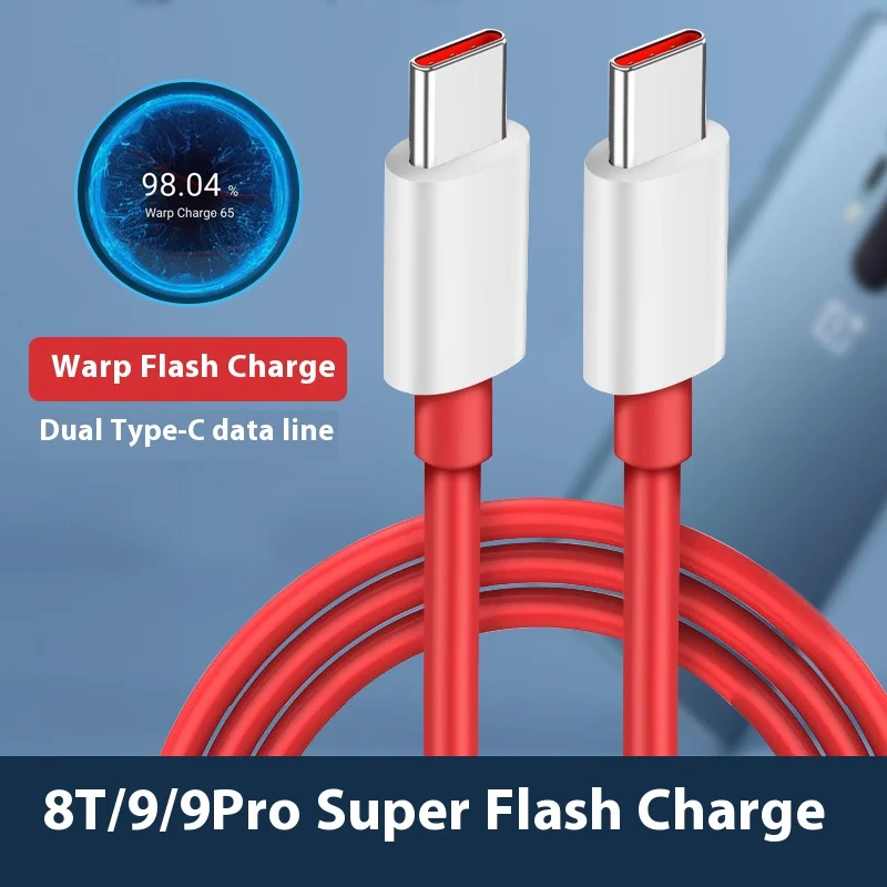 80W 6A Fast Charging USB C Cable Supervooc Type C Cable for OnePlus 9 9R N10 type c data calbe for huawei xiaomi adapter cable