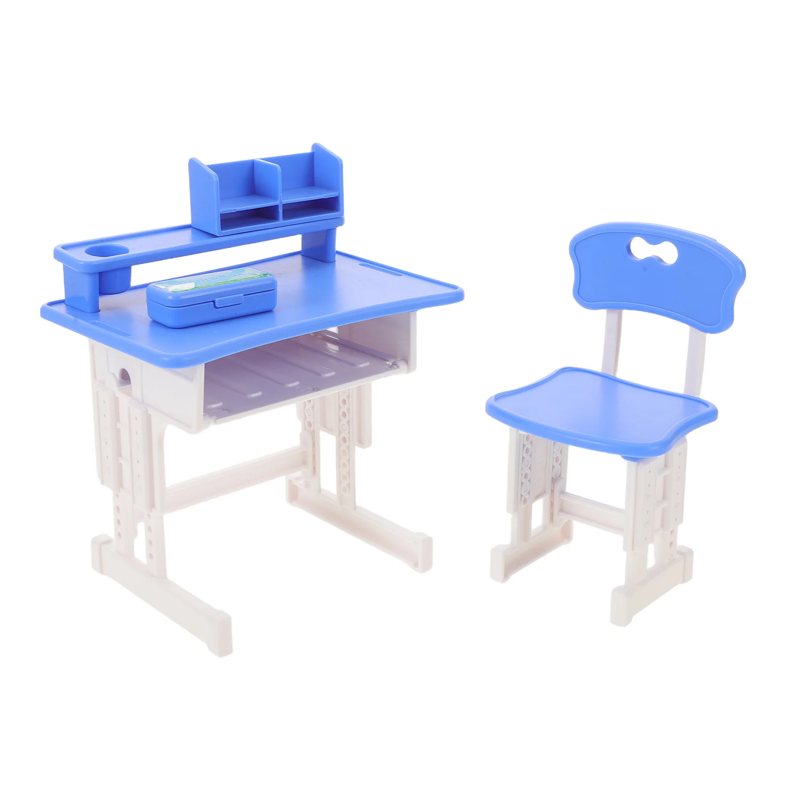 

1Set Miniature Classroom Furniture Set Lifelike Details for Dollhouse School Decor Supplies Pretend Play Educational Props