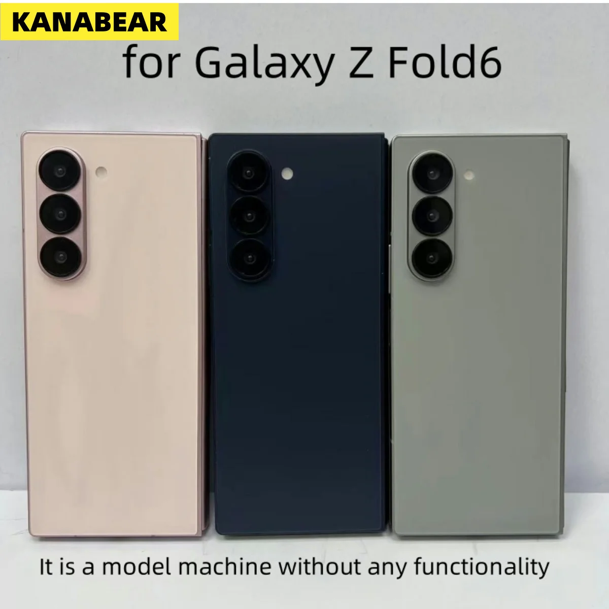 

New Not Working Fake Phone For Samsung Galaxy Z Fold 6 Dummy Phone Replica Cell Phone Copy Shooting Counter Display Toys