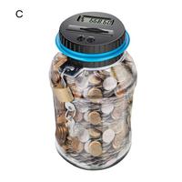 Plastic Money Box Capacity Coin Container Lcd Digital Counter Money Box with Lock 2.5l Capacity Plastic Piggy Bank for Safe