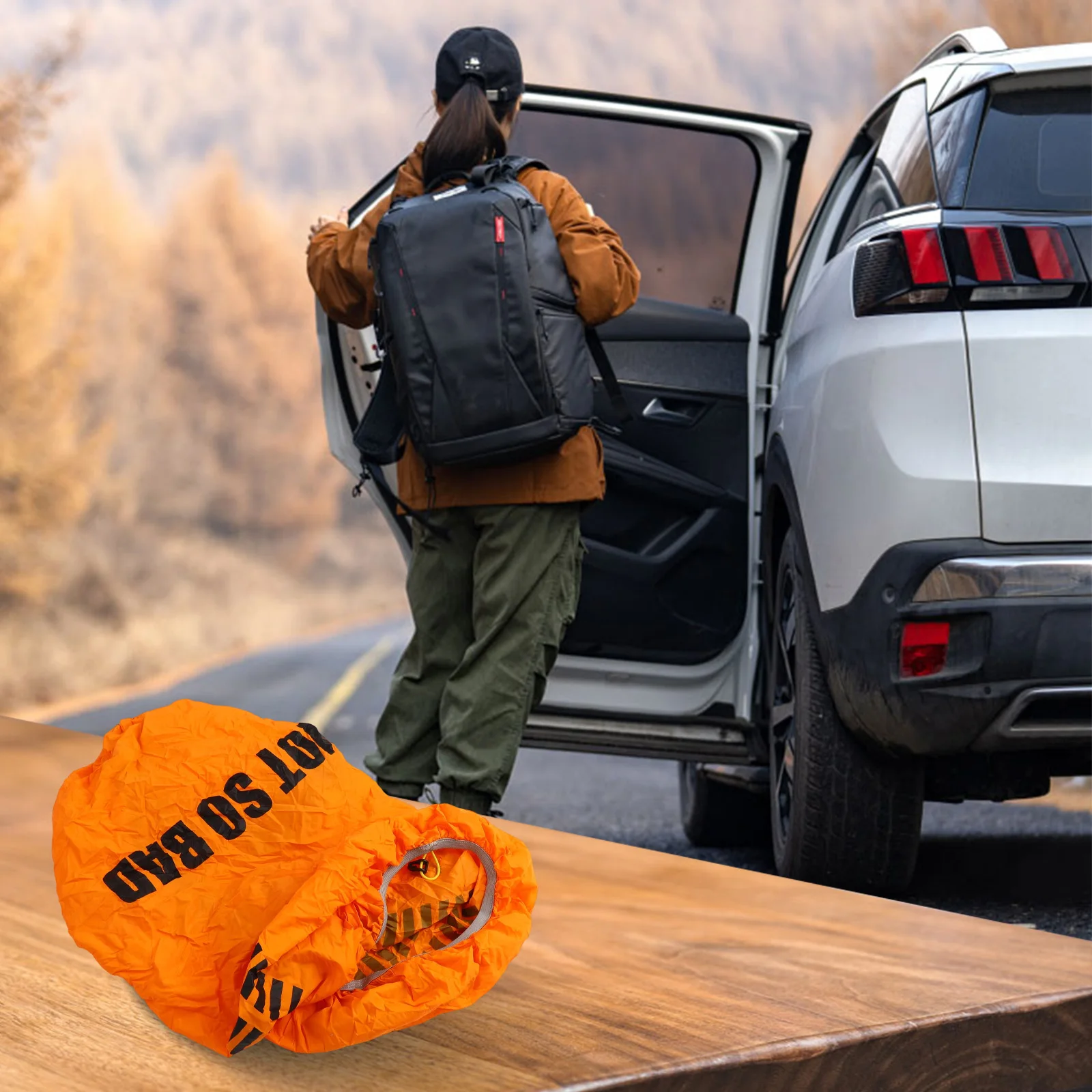 Dust Cover Approx 16x12x4cm Backpack Rain Cover Easy To Install Elastic Bag Edge Camping Activities For Backpack