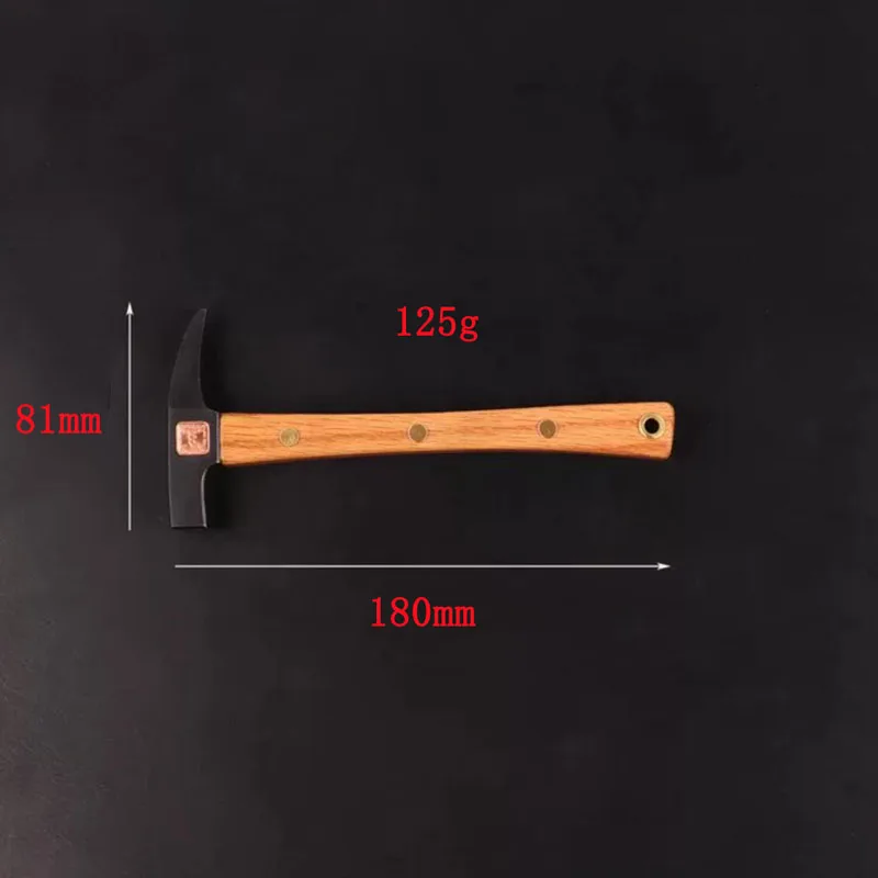 440C Alloy Steel Small Hammer with HRC57+ Hardness Head American Red Oak Handle Andy's Prison Break Inspired Design Best Gift