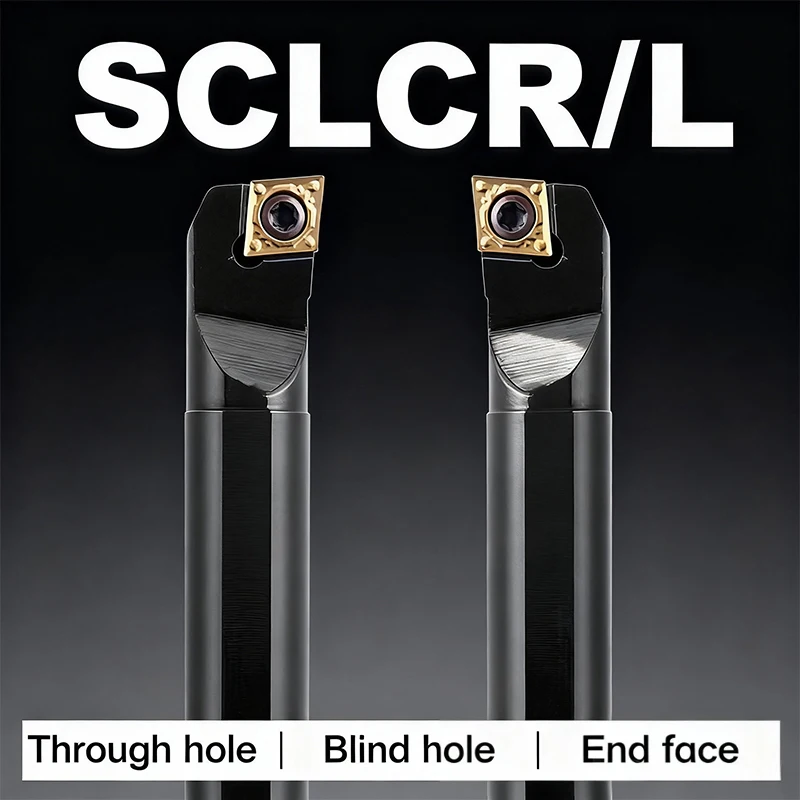 超硬旋削工具,sclcr/l S12M-SCLCR S16Q-SCLCR S25S-SCLCR,内部旋盤,ボーリングバー,ccmt09用工具
