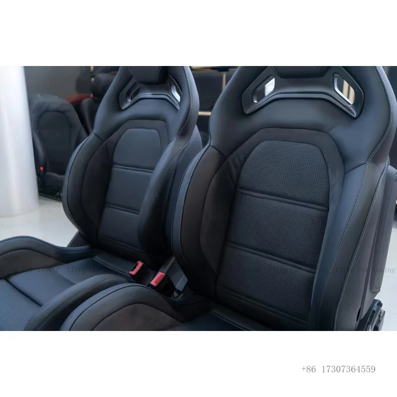 High Performance Sport Seats for Mercedes Benz C-Class C63 AMG GT W205 PU Leather Safety Seats