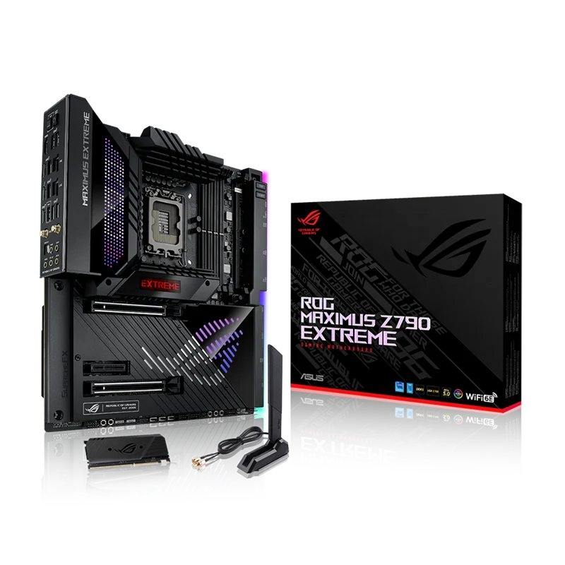 

For ROG MAXIMUS Z790 EXTREME Motherboard Original New Server M15E Intel Chipset ATX Form Factor Double SATA Supports 128 GB