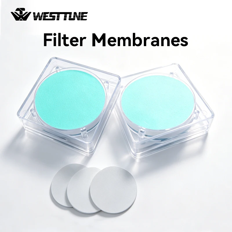 WESTTUNE Lab Microfiltration Membrane Organic Microporous Membrane 0.22μm 0.45μm 50/100mm for Water Filtration Membrane 50pcs