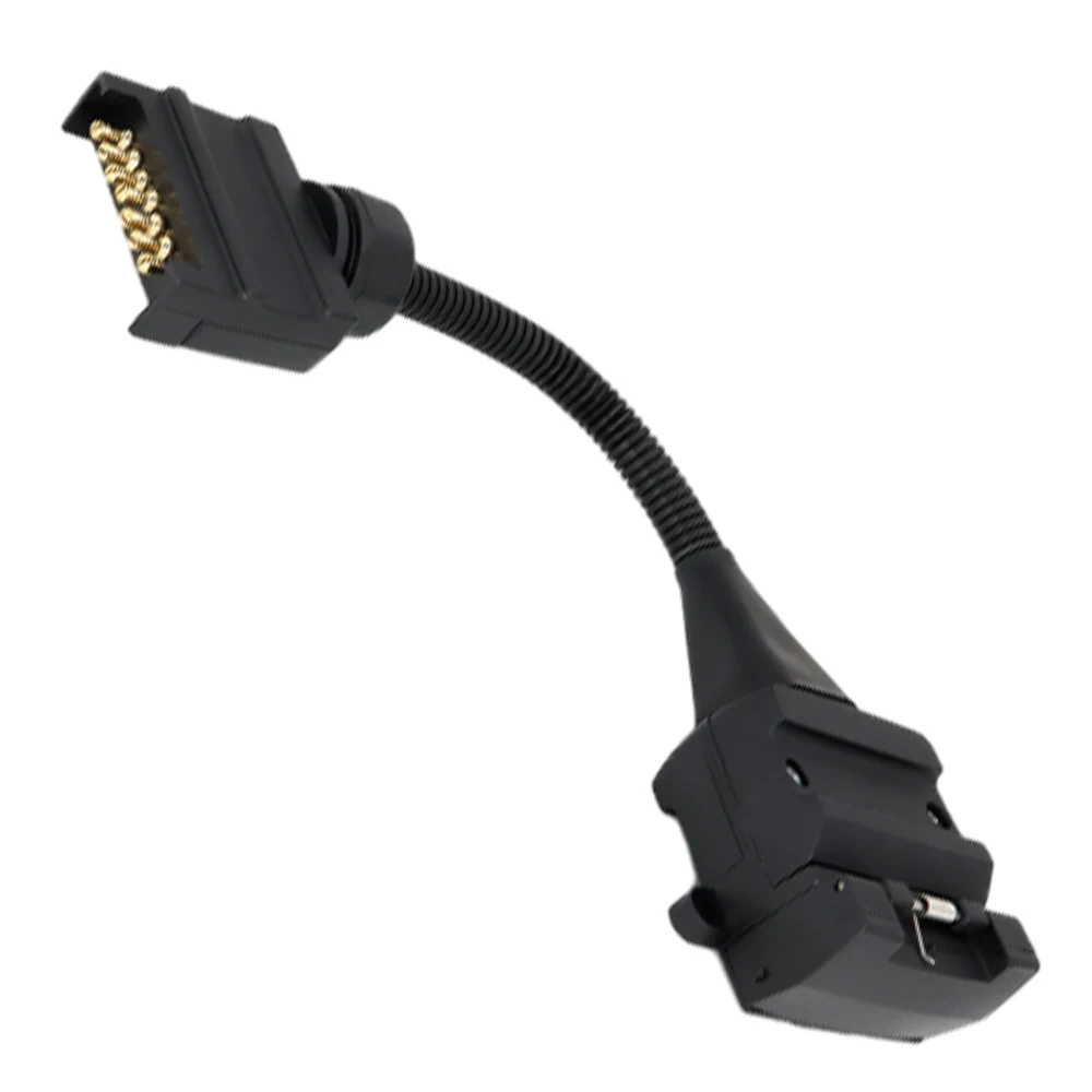

12V Trailer and Boat Black For Australian 7 way Flat Male Plug to Australian 12 way Flat Female Plug on Caravan Trailer and Boat