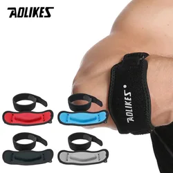 AOLIKES 1PCS Sport Tennis Basketball Elbow Support Strap, Golfers Elbow Brace with Compression Pad for Men & Women Elbow Strap