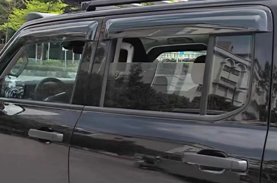Upgrade Car Wind Deflector 300 Window Vent Visor With ABS Material New Condition Rain Protection Weather Shield For Cars