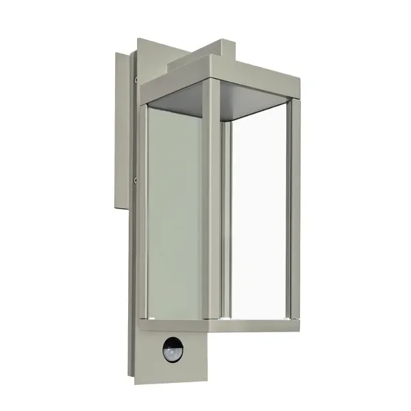 

Inowel Motion Sensor Outdoor Wall Light Integrated LED Porch Light with Clear Glass Shade 22529