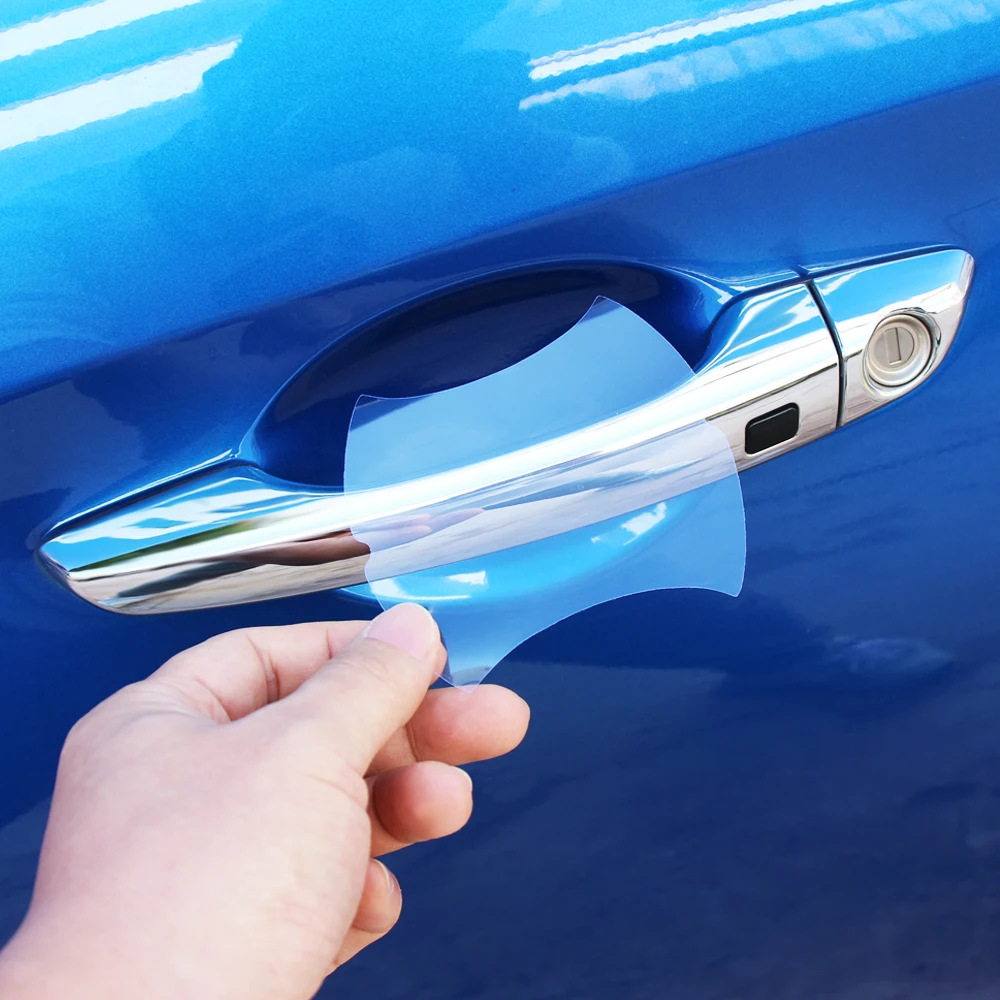 2020 new Car door handle stickers protector film for Volkswagen T-ROC T ROC 2018