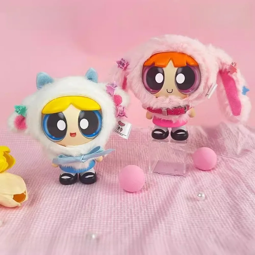 

2025 Powerpuff Girls 2nd Generation Cloak Series Stuffed Vinyl Doll Pendant Trendy Toy Figure Exquisite