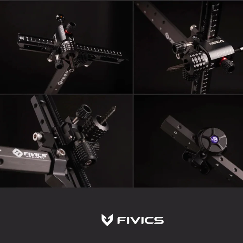 قوس منحني البصر الألومنيوم الكربون الليزر مايكرو اليد اليمنى ضبط تهدف أداة الرماية في الهواء الطلق اطلاق النار الصيد الملحقات #4