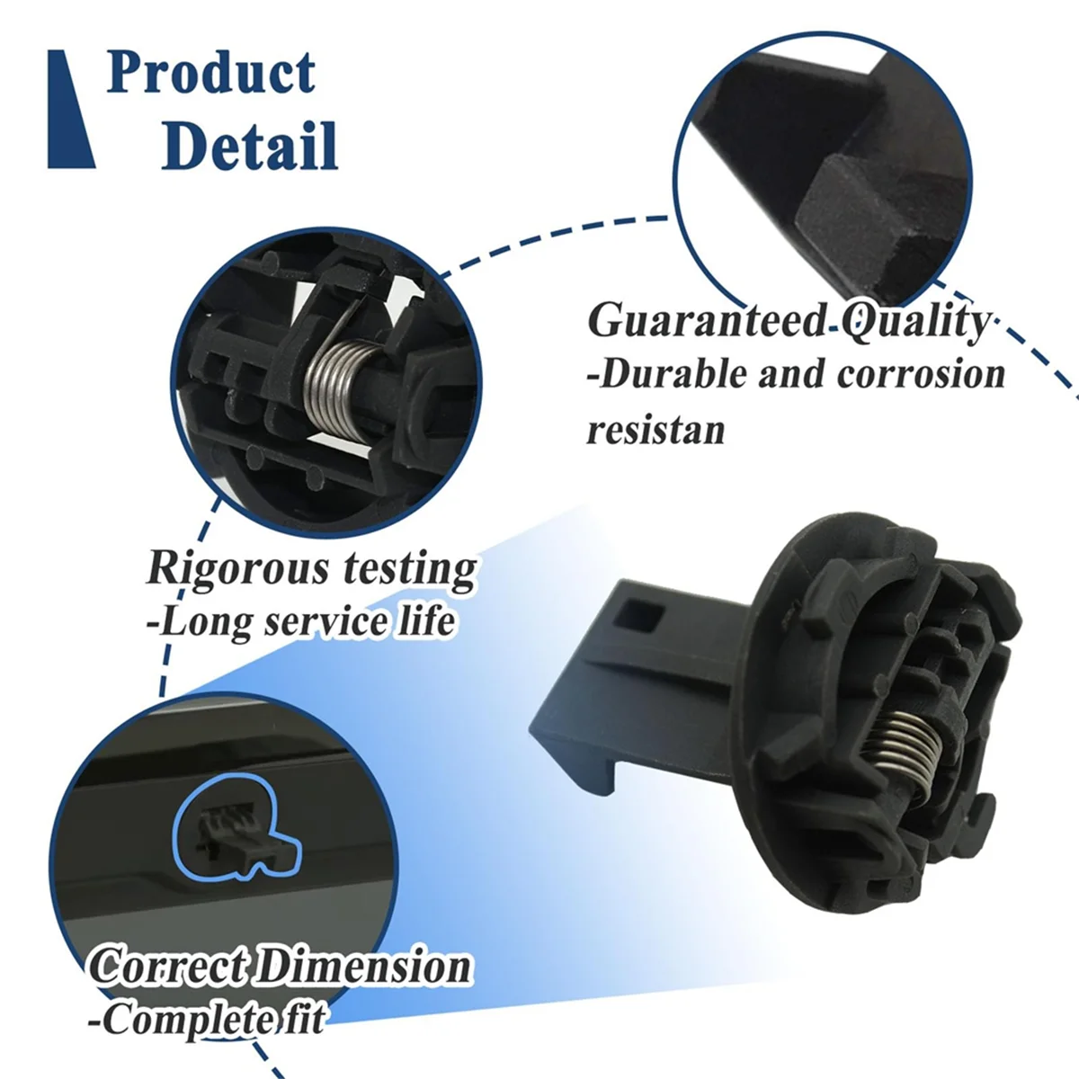 ABXHH Washer Lid Lock Strike W11457841 W11091027 for Fit Washer Door Lid Strike Parts