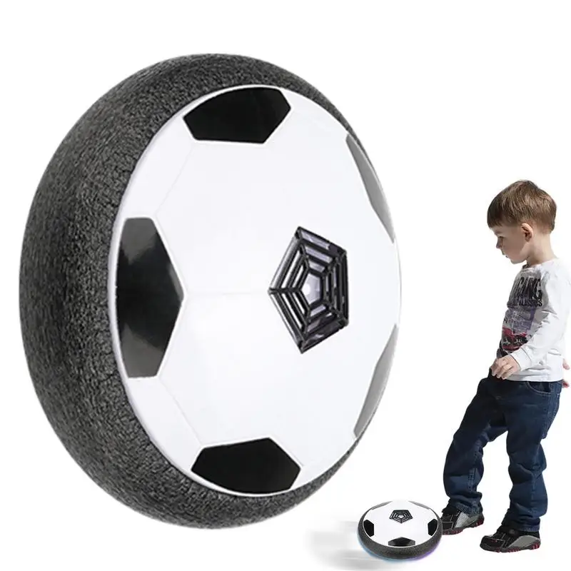 

LED Soccer Ball Toy Outdoor Air Power Soccer Ball Indoor Outdoor Foam Bumper Rechargeable Attractive Light Fun Air Power