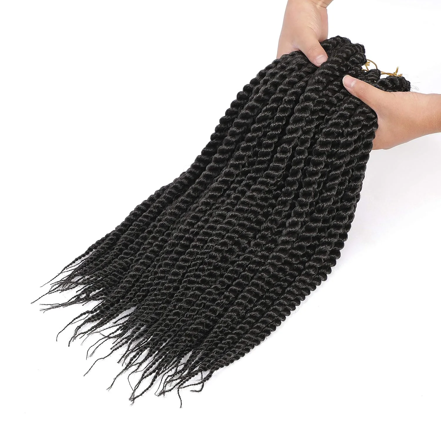 هافانا تويست الكروشيه الشعر 14 بوصة 1 حزمة السنغالية تويست الكروشيه الضفائر الشعر جدائل شعر صناعية ملحقات للنساء