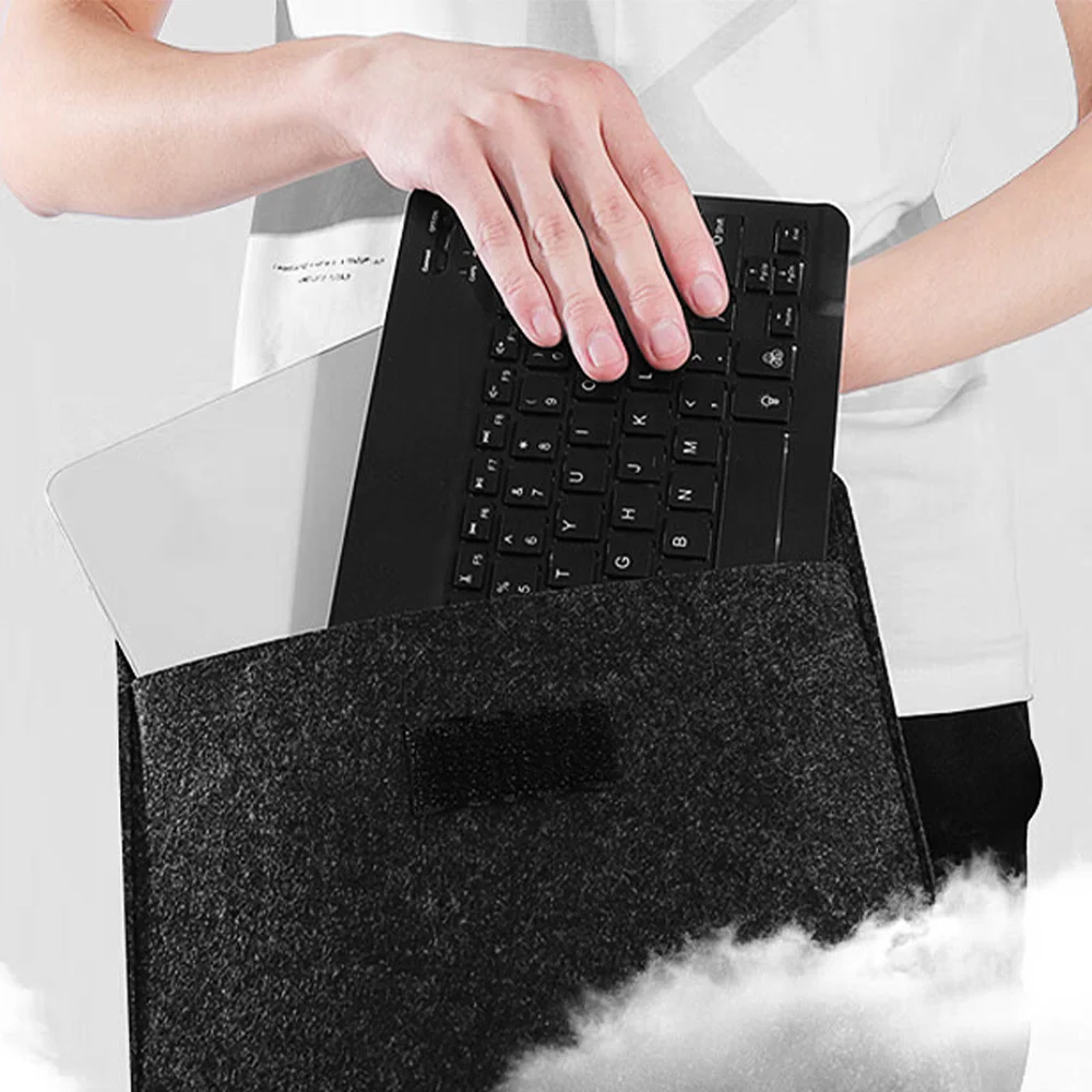 Teclado Sem Fio Bluetooth para Xiaomi, iOS, Android, Windows, iPad, Tablet, iPad Air, Mini, Pro, em Espanhol e Coreano