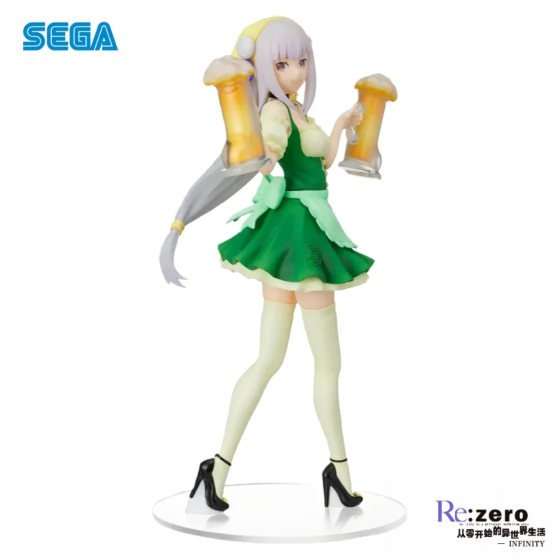

In Stock Sega Original Re Zero - Starting Life In Another World Emilia Action Figure Model Doll Brand New Boxed Toys Garage