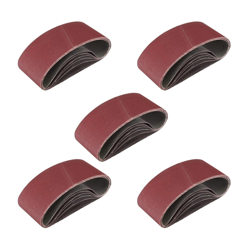 

5piece versatility Tool Aluminum Oxide Sanding Belts For Various Applications Abrasive Tool Tools 533*75 80