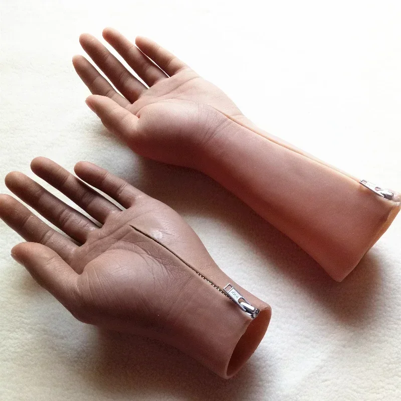 

Hot sales prosthetic hands realistic medical amputee silicone simulated prosthesis prosthesis arm prosthesis