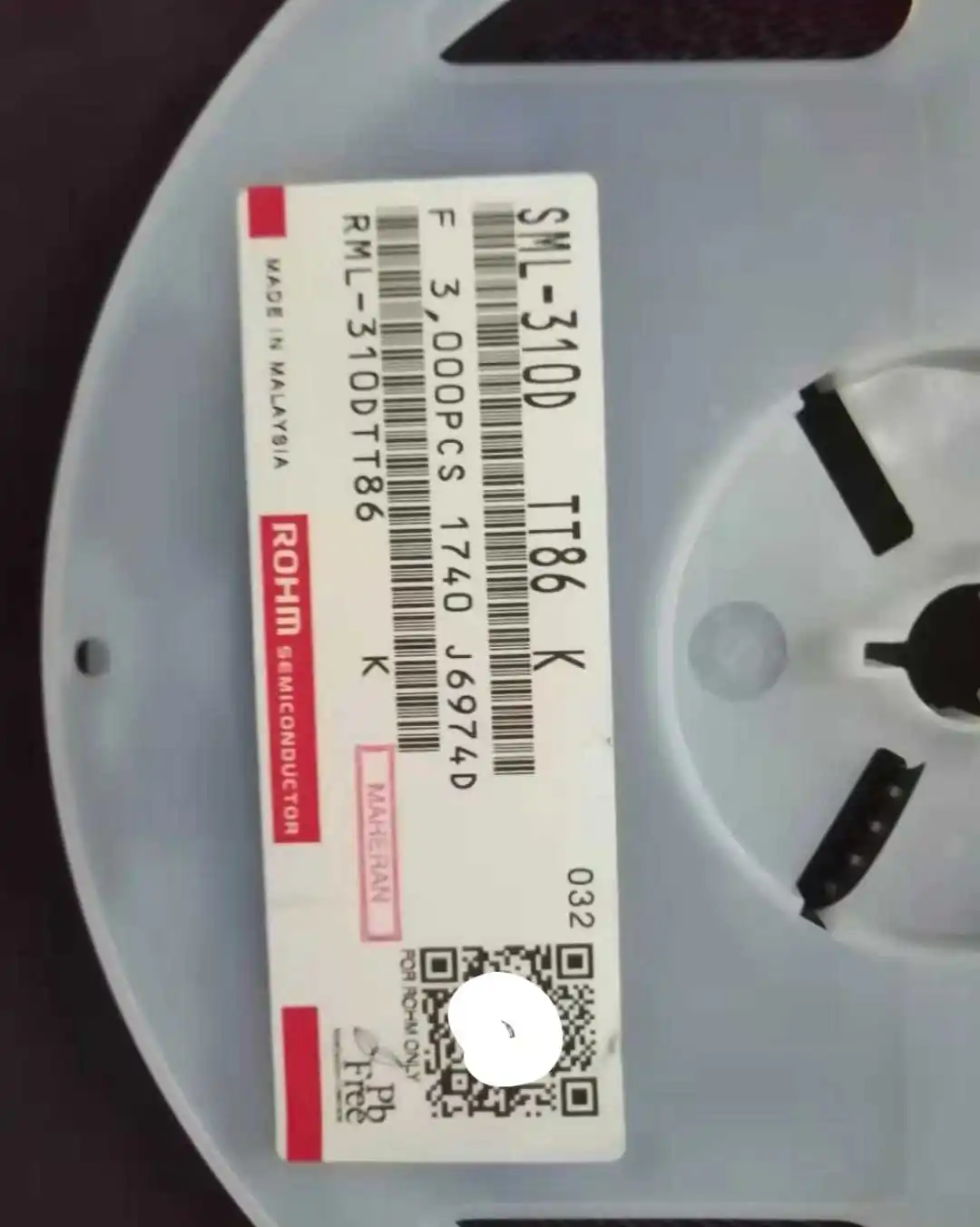 

50 шт./SML-310DTT86 0603 Оранжевый свет, длина волны 605 нм толщина 0,8, общий яркий светодиод