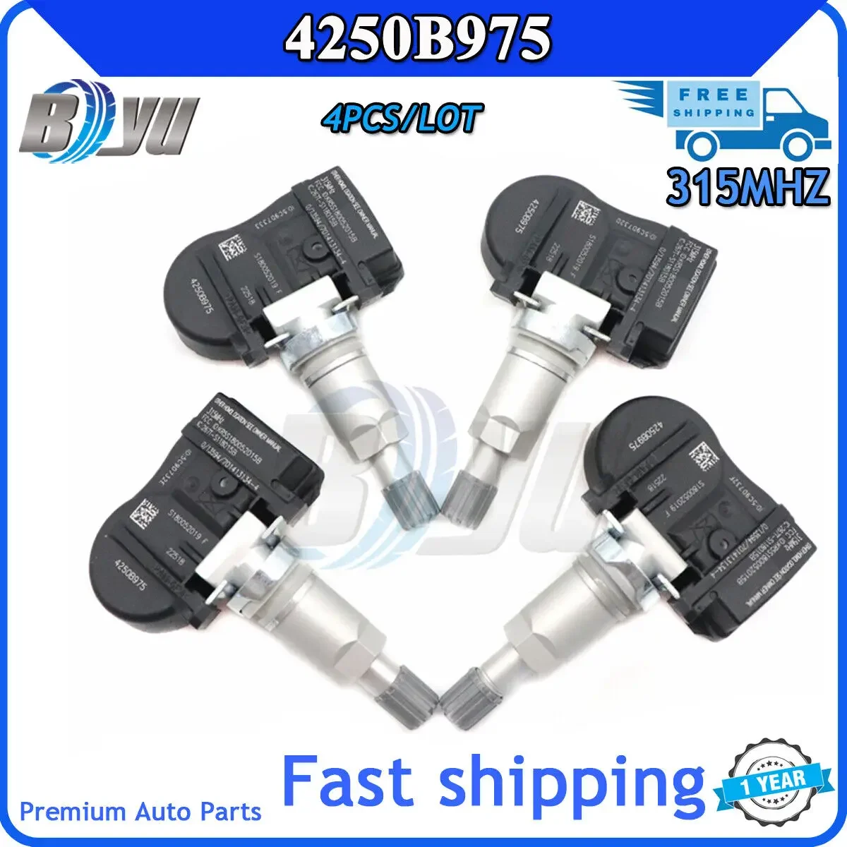 Системы контроля давления в шинах TPMS 315 МГц для Mitsubishi Lancer Outlander Sport Mirage G4 I-Miev 4250B975