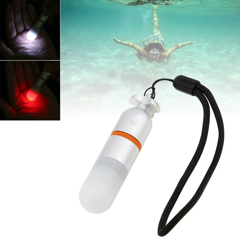 ABPP-Dive Strobe Beacon Diving Signal Light Mini Underwater 150M Scuba Tank Light LED Night Dive Flashing Marker Light