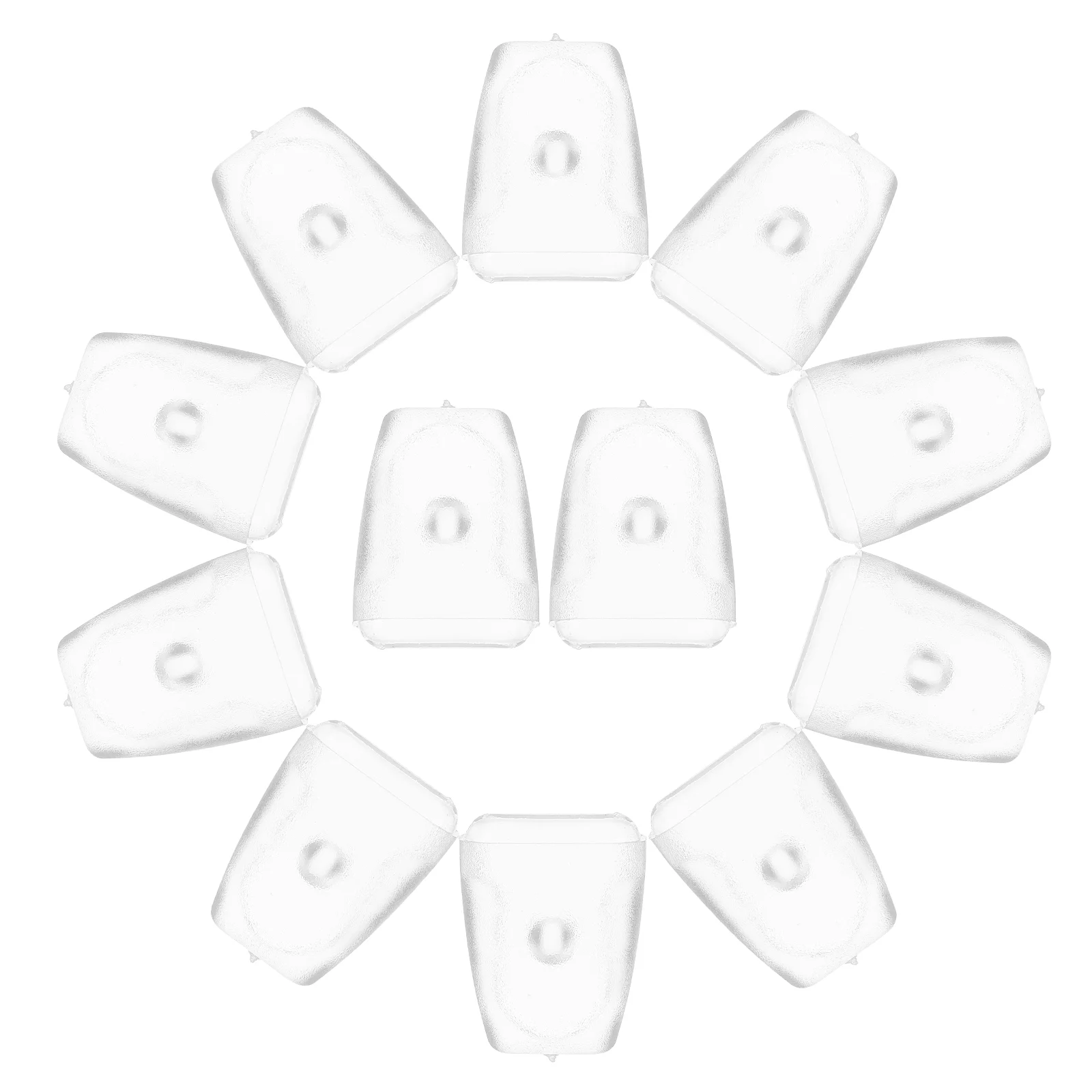 

20 Pcs Rubber Sleeve Drain Basket Grid Feet for Kitchen Rack Dish Drying Protective Sink Draining Pvc Protector Mat Protection
