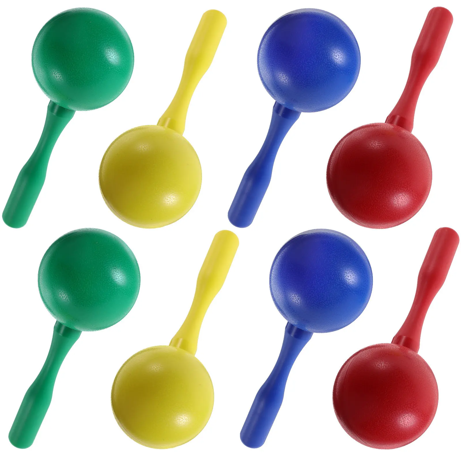 8 piezas de maracas para niños, instrumento musical, kit de percusión educativa, desarrollo sensorial temprano, suministros para fiestas preescolares
