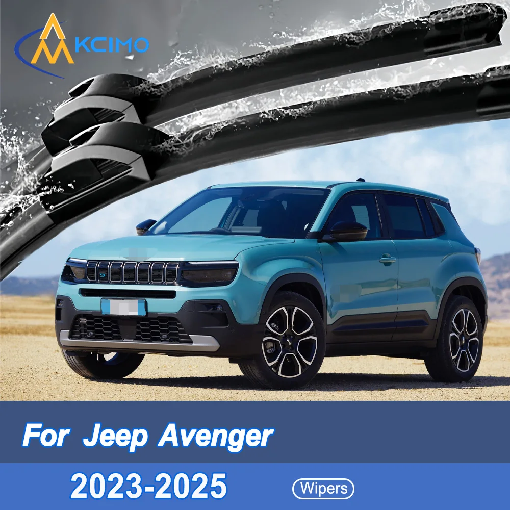 

For Jeep Avenger 2023-2025 Front Windshield Wiper Blades 2pcs Slient Rain Windscreen Window Accessories