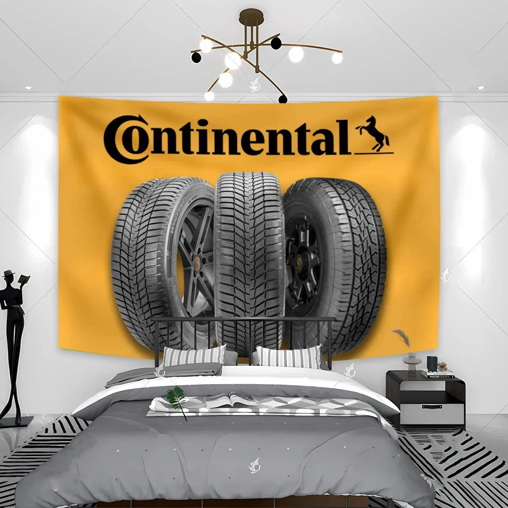 German car parts household tapestry for car garage or club decoration bedroom wall hanging bed sheet background cloth