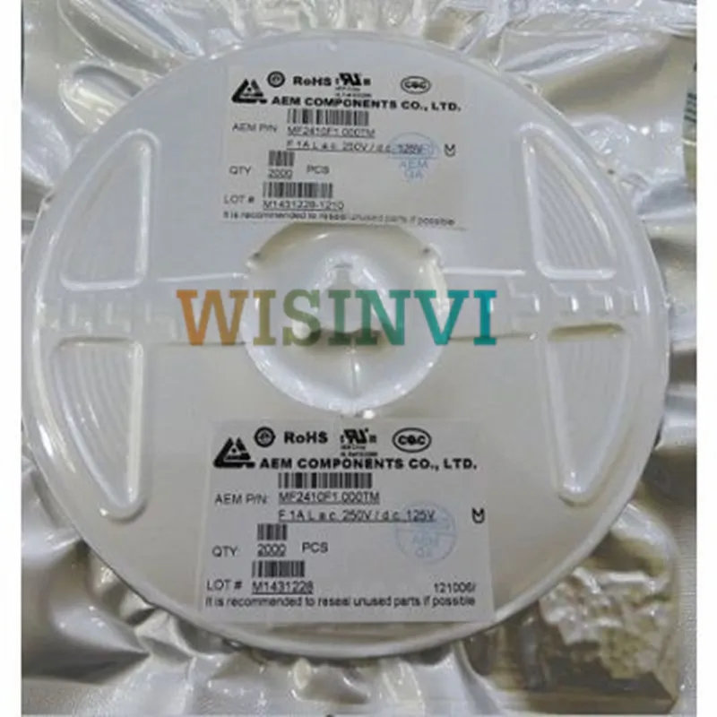 10 قطعة MF2410F0.500TM 2410 1808 0.5A 500MA 250VAC صنع C مرة واحدة مصهر حراري F سريع المفعول الصمامات