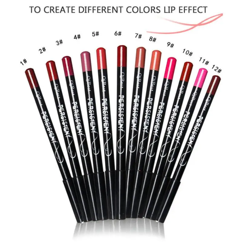 Fashionable Long-lasting Versatile Easy To Carry Highly Recommended Enhances Lip Shape In Demand Waterproof Lip Pencil Black