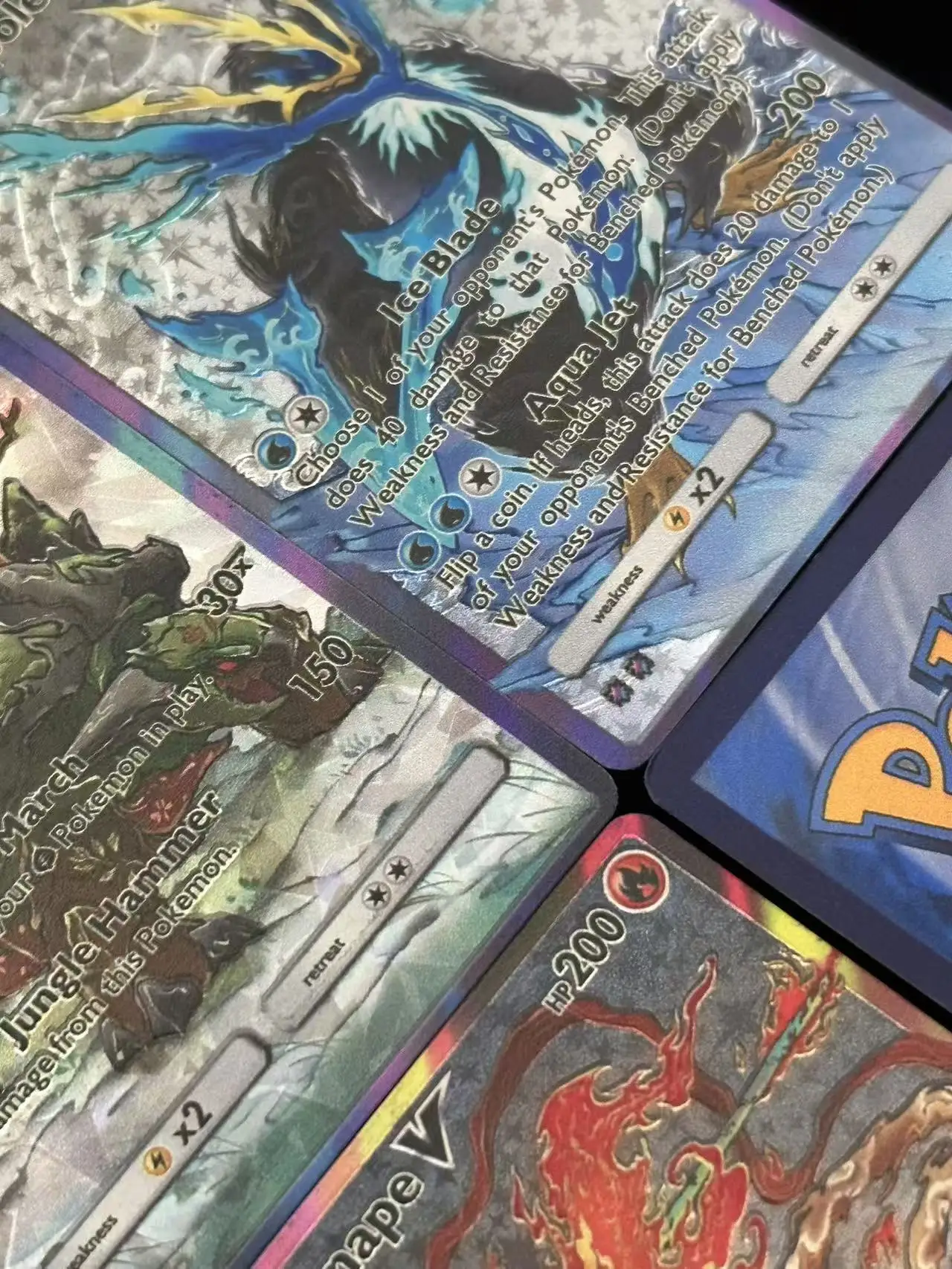 Potdemiel لتقوم بها بنفسك بطاقات البوكيمون 3 قطعة هولو نادر PTCG بطاقات Infernape Torterra Empoleon Moltres كامل الفن البوكيمون بطاقات التداول هدية #5