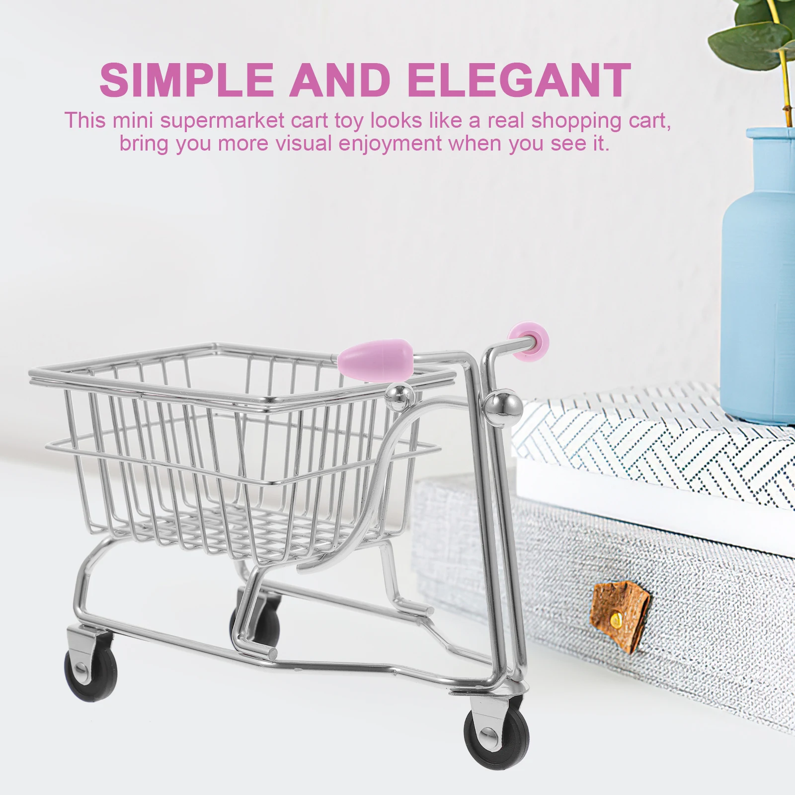 

1pc Mini Shopping Trolley Makeup Sponge Holder Storage Container Desk Organizer Egg Drying Rack For Home Office