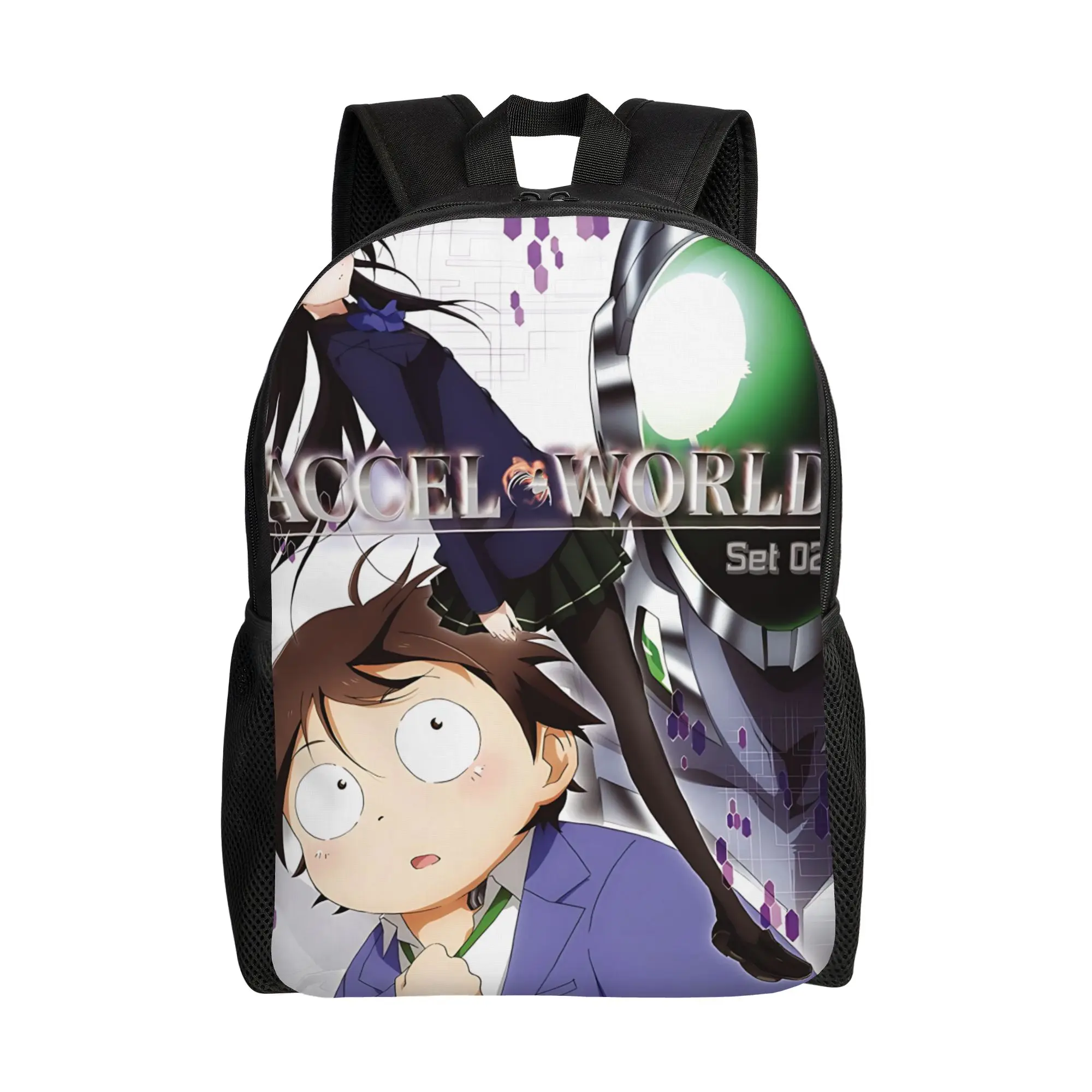 1Piece Accel World New School Year Book Pack A-Accel World High School Students  Backpack