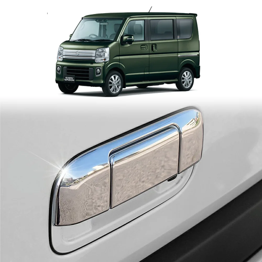 

For Suzuki EVERY WAGON DA17 modified trunk tailgate special handle door bowl electroplating decorative strip