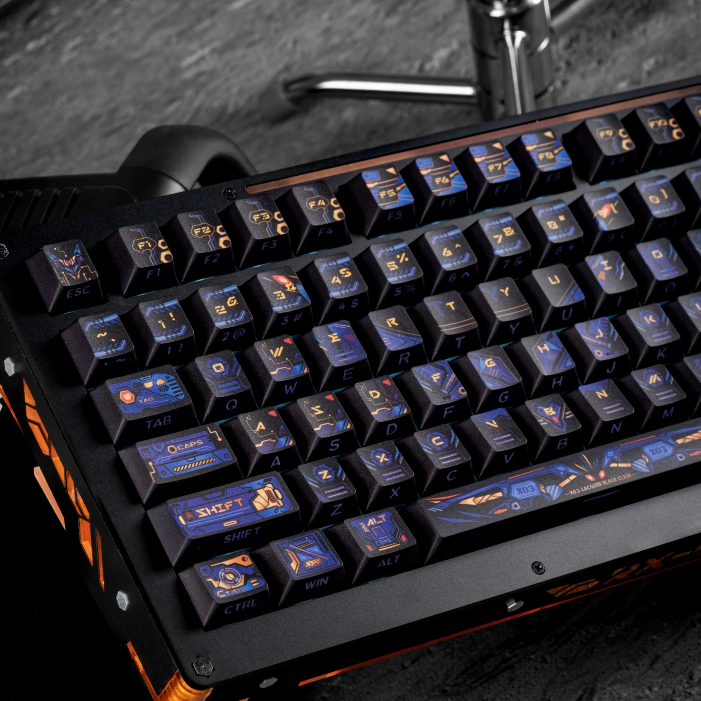 

Paladin Theme Keycaps - Original Ffactory Height - Customized Side Engraving - Premium PBT Material - Genuine Original Product