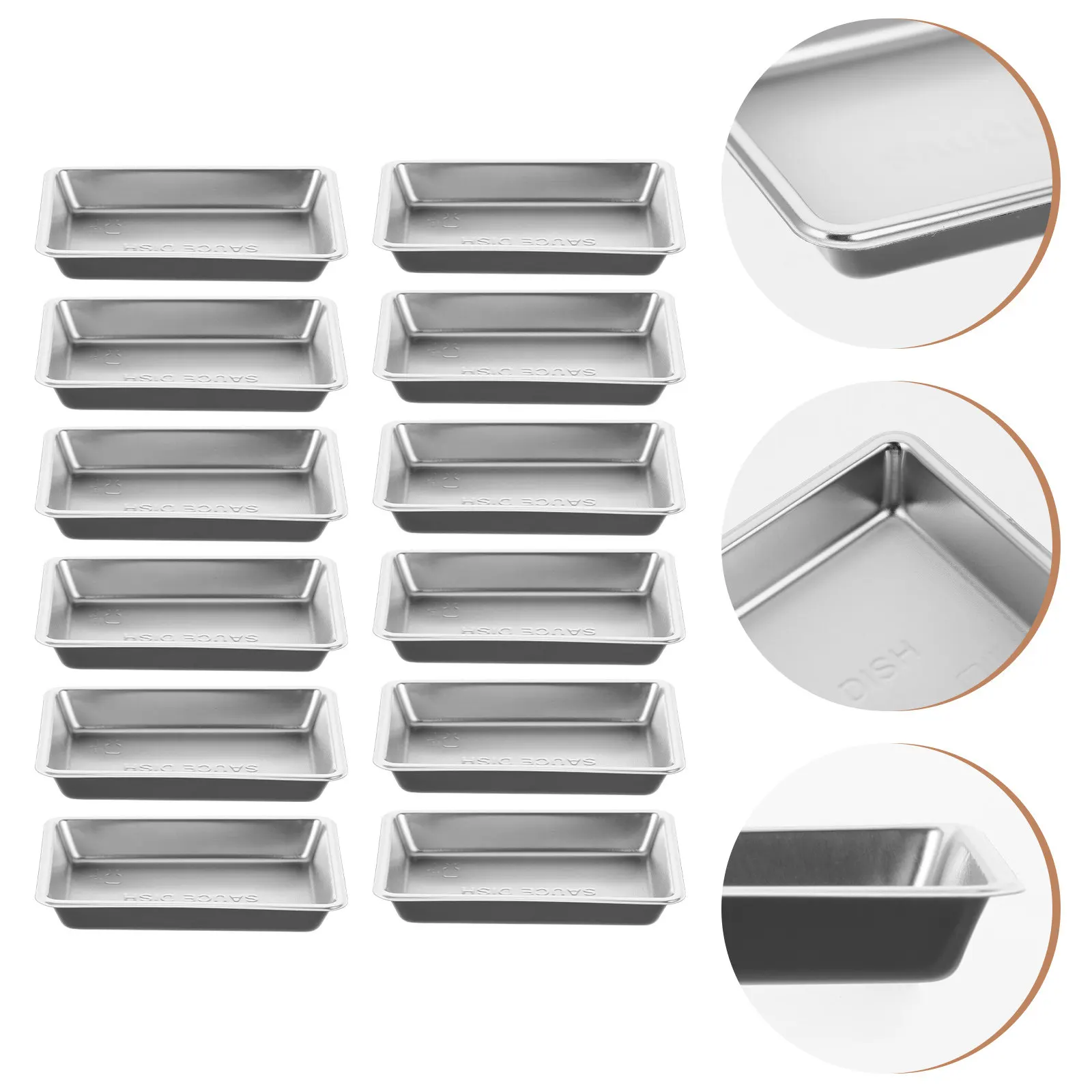 

200Pcs Black Disposable Sushi Plate Plastic Soy Sauce Dish Dipping Bowl for Parties Gatherings Family Outings Mini Appetizer