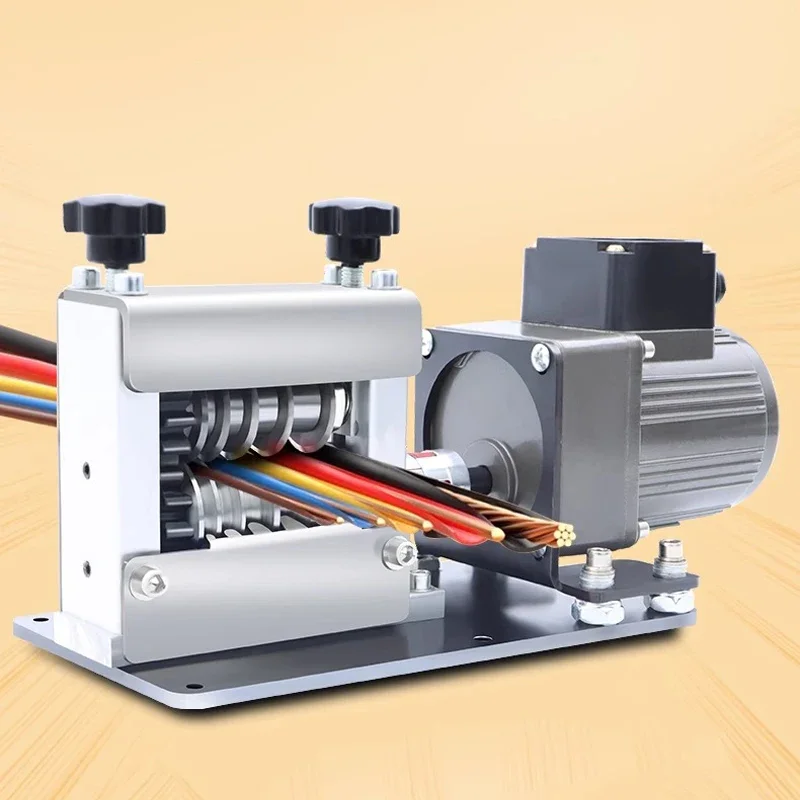 Commercial Wire Stripping Machine Waste Copper Cable Peeler Automatic 6 Hole Stripper Machines