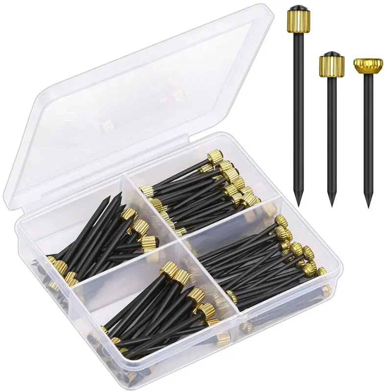 Lightweight 90Pcs Picture Hanging Nails Kit 3 Sizes Picture Hanging Nails For Wall Decoration Hanging Frame Kit Hangers For Dryw